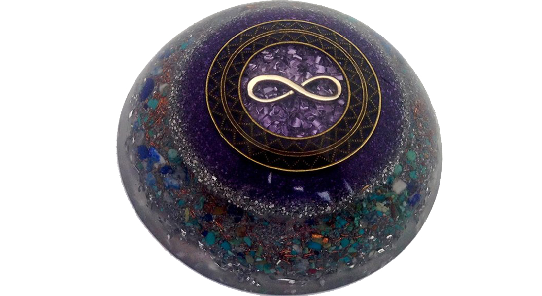 Orgonites dinamizados con fosfenos