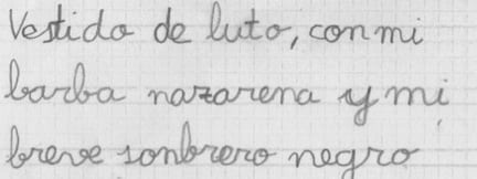 Aprendiendo a escribir con fosfenos y audición alternativa: alumno 1/2 Aprendiendo a escribir con fosfenos y audición alternativa: alumno 1/2