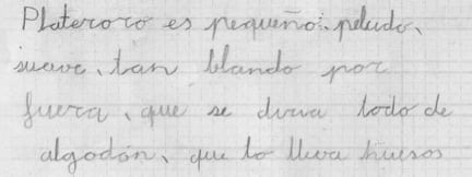 Aprendiendo a escribir con fosfenos y estimulación interhemisférica: alumno 2 Aprendiendo a escribir con fosfenos y audición alternativa: alumno 2