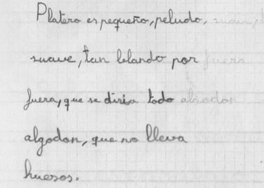 Aprendiendo a escribir: neurosincronización y fosfenos: alumno 4 Aprendiendo a escribir con la neurosincronización y con los fosfenos: alumno 4