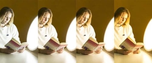 Ritmos circadianos y rendimiento de color de la luz